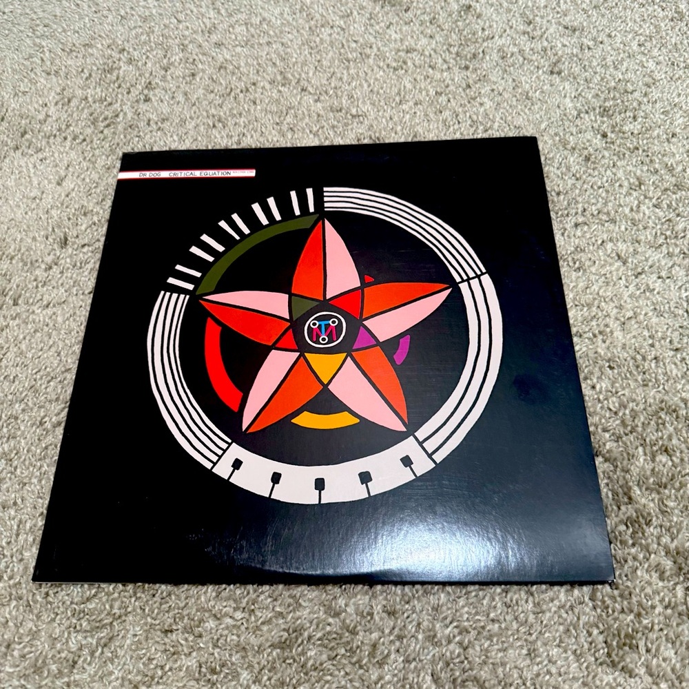 Dr Dog Critical Equation Vinyl Record with Colorful Star Design